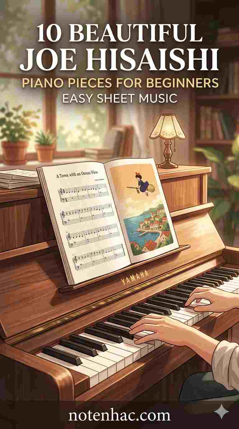 b 10 Beautiful Joe Hisaishi Piano Pieces for Beginners Easy Sheet Music