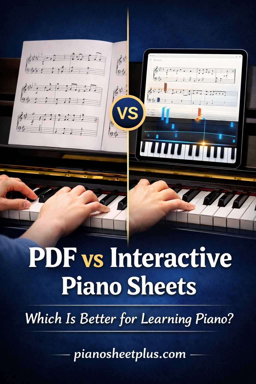 b_PDF vs Interactive Piano Sheets