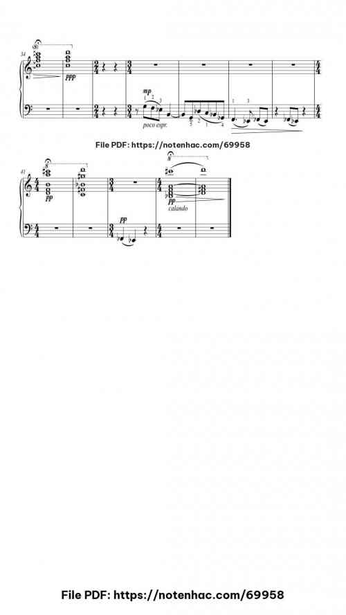 10 Easy Piano Pieces, Sz. 39, BB 51: No. 10, Dedication piano sheet music free pdf