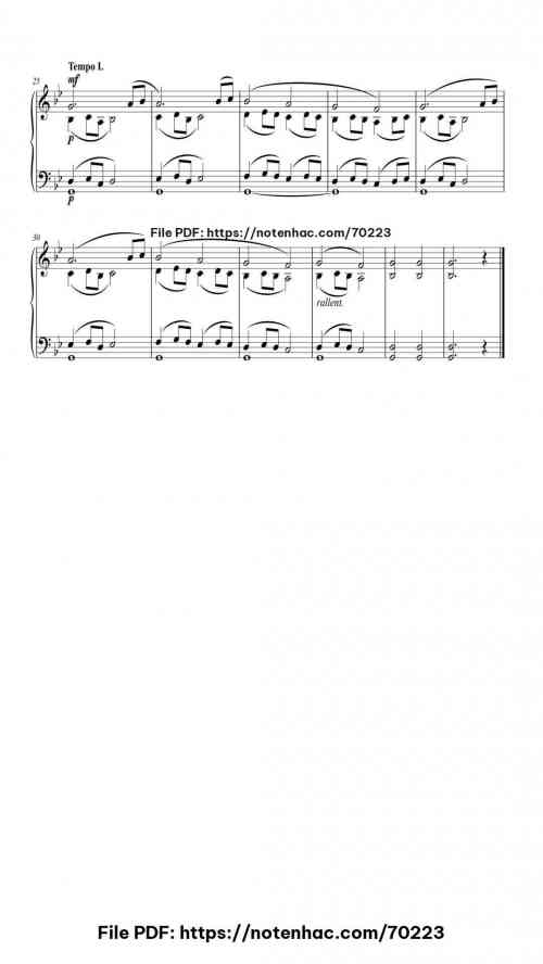3 Ballades pour Piano, No. 1 piano sheet music free pdf