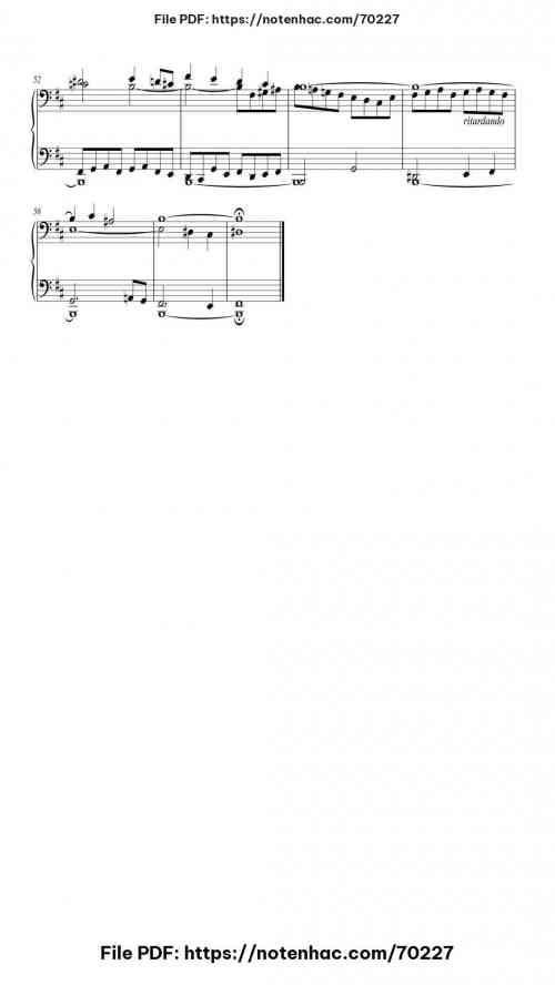3 Fugues, Op. 12: No. 3 Largo piano sheet music free pdf