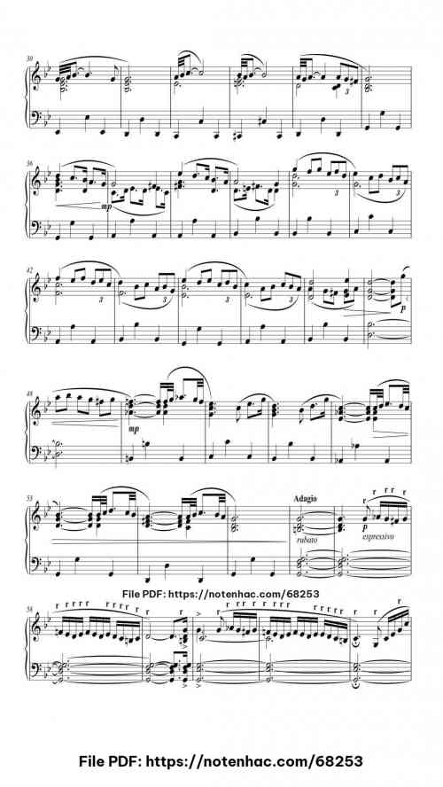Adagio in G minor by Giazotto/Albinoni Level Intermediate 7 Adagio in G minor piano sheet music free pdf