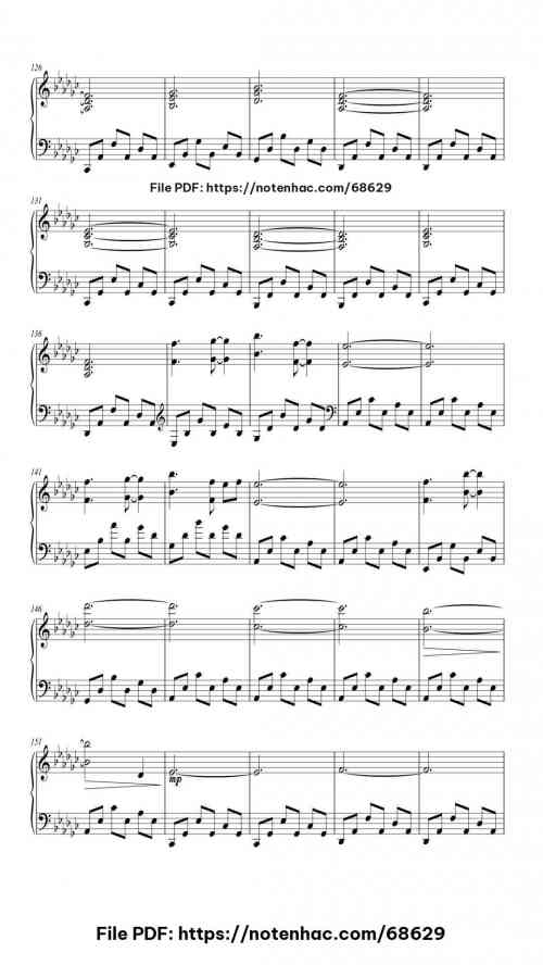 Arrival of the Birds piano sheet music free pdf