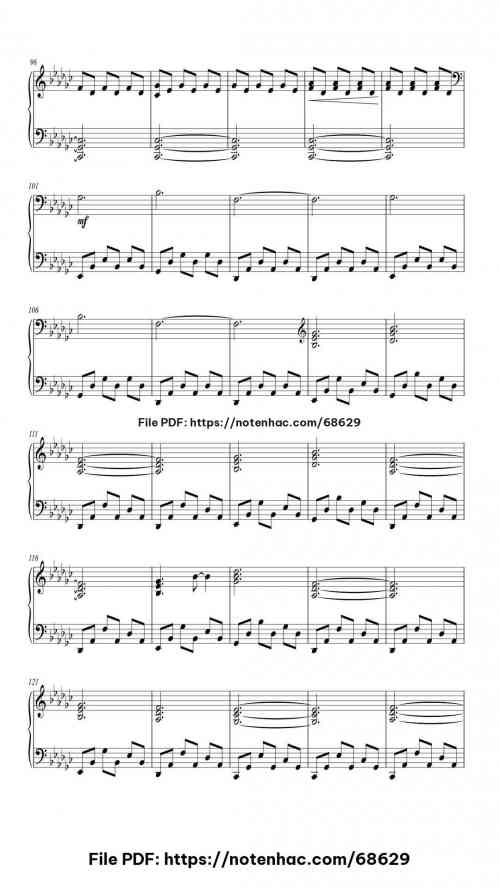 Arrival of the Birds piano sheet music free pdf