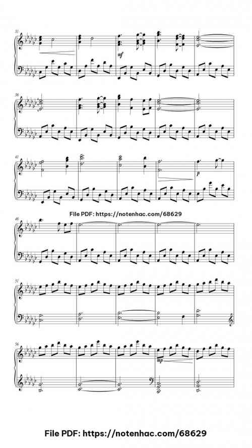 Arrival of the Birds piano sheet music free pdf