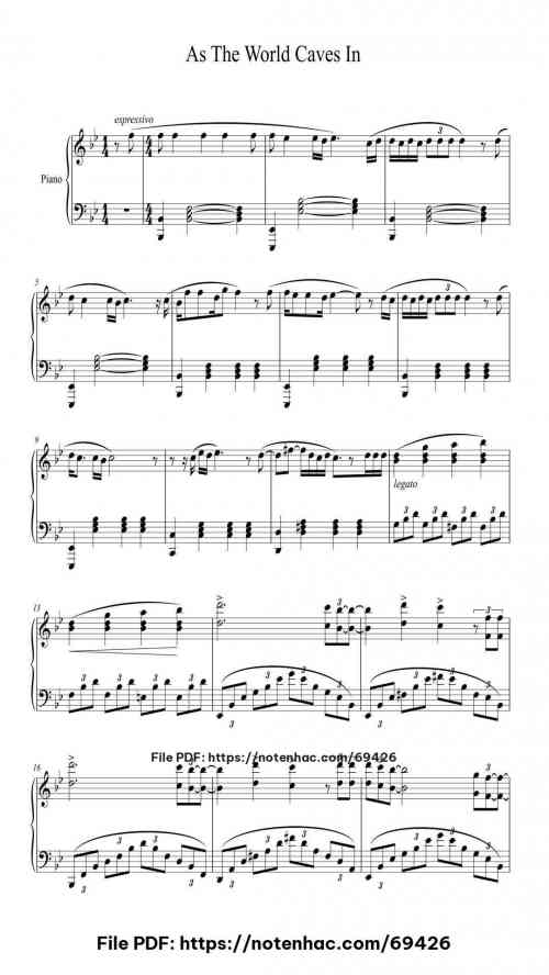 as the world caves in