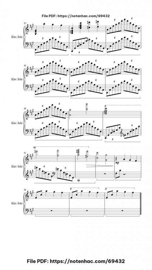 Ascension piano sheet music free pdf