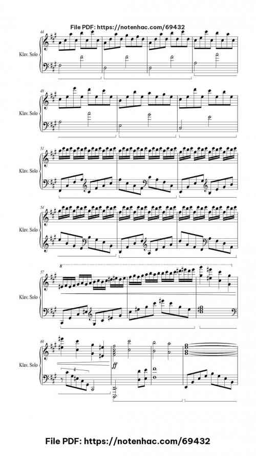 Ascension piano sheet music free pdf