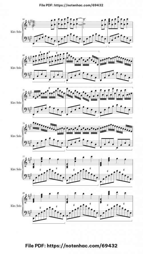 Ascension piano sheet music free pdf