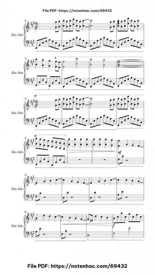 Ascension piano sheet music free pdf