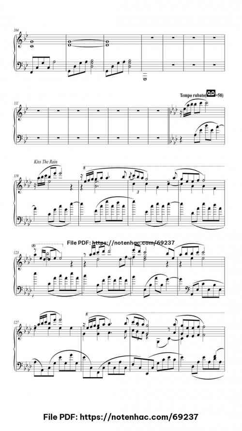 Best of Yiruma piano sheet music free pdf
