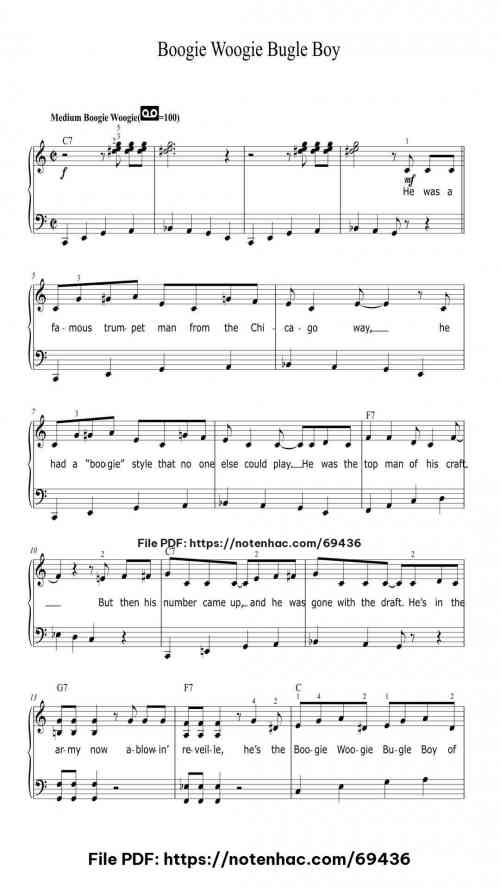 boogie woogie bugle boy