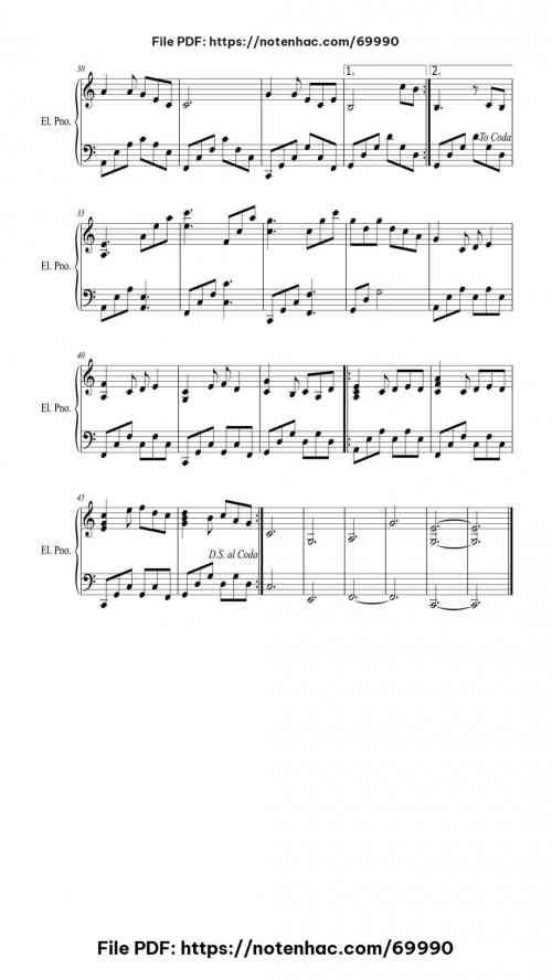 Celtic Fluorescence piano sheet music free pdf