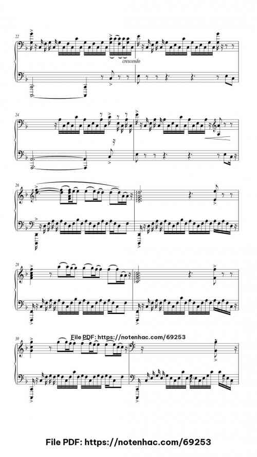 Chevaliers De Sangreal piano sheet music free pdf