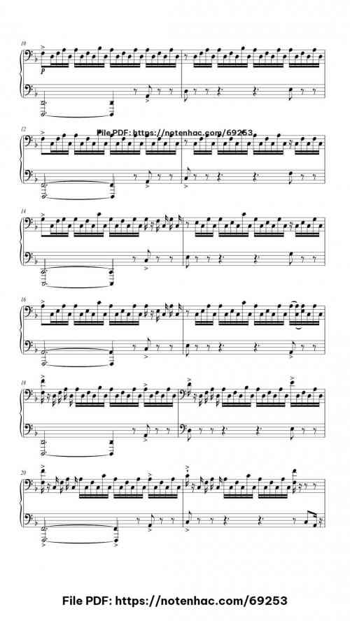 Chevaliers De Sangreal piano sheet music free pdf
