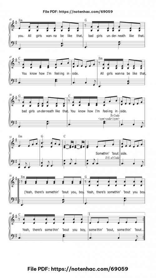 Dangerous Woman by Ariana Grande Level Intermediate 9 Dangerous Woman piano sheet music free pdf