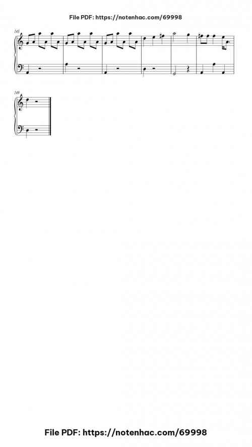 Danubio Azul piano sheet music free pdf