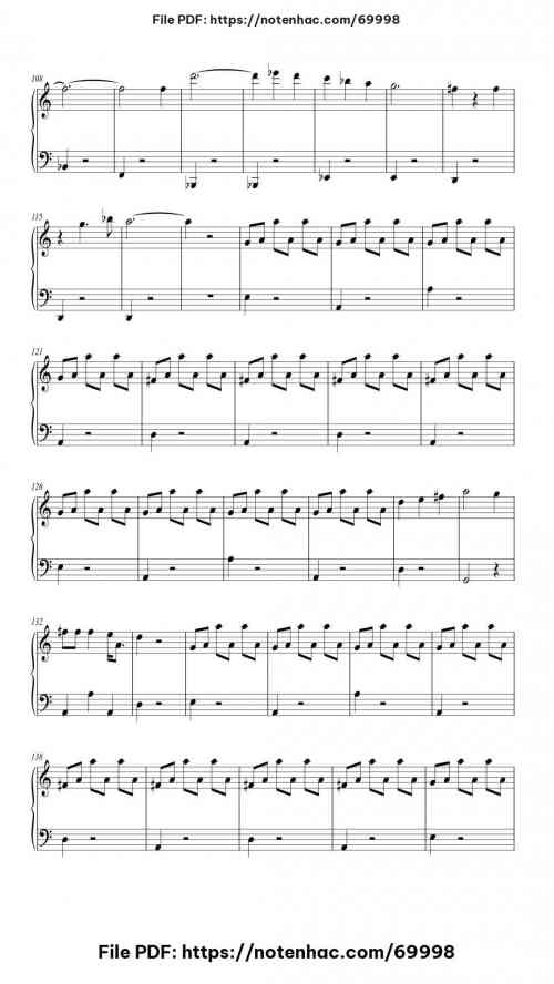 Danubio Azul piano sheet music free pdf