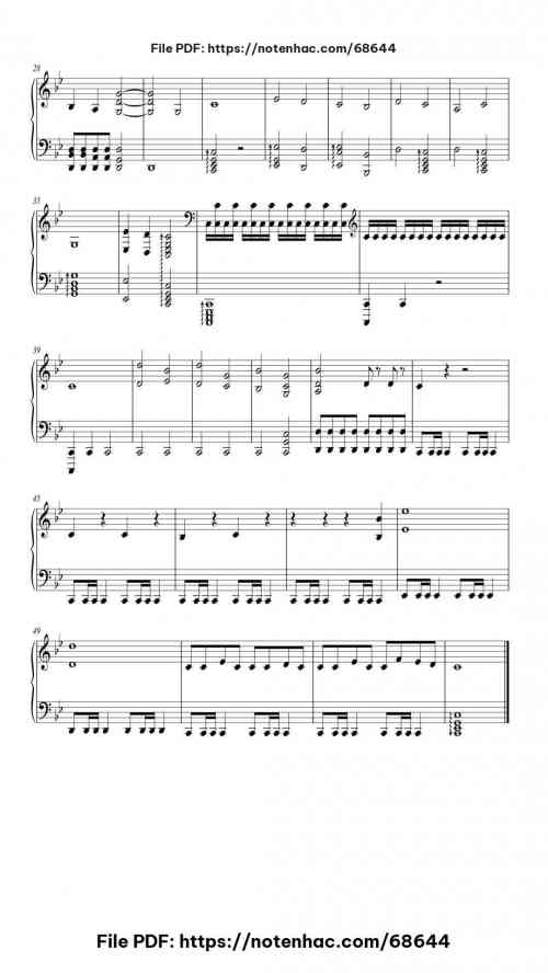 Dark Side of The Moon piano sheet music free pdf