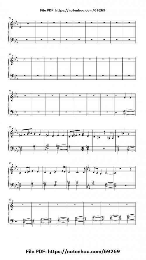 Dragon Ball GT piano sheet music free pdf