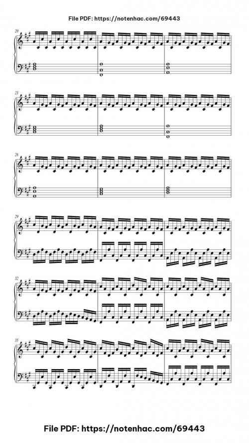 Experience piano sheet music free pdf