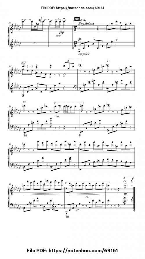 Fairy Tale No.2 "The Little Mermaid" piano sheet music free pdf