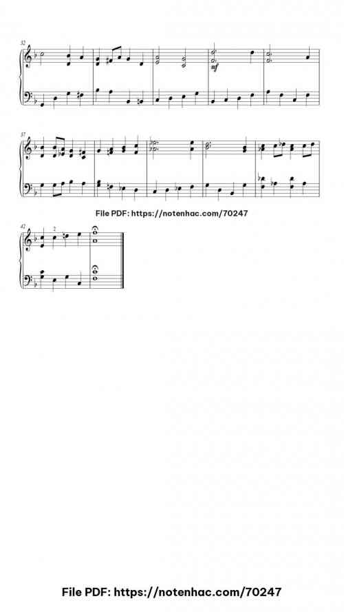 Final Fantasy I "Easy Piano" piano sheet music free pdf