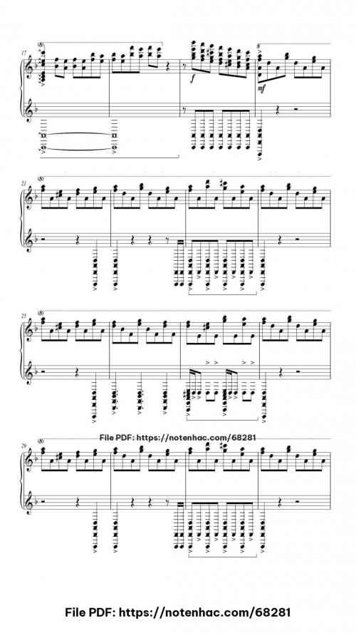 Flamewall by Camellia Level Advanced 24 Flamewall piano sheet music free pdf