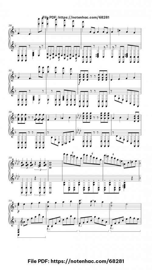Flamewall by Camellia Level Advanced 40 Flamewall piano sheet music free pdf