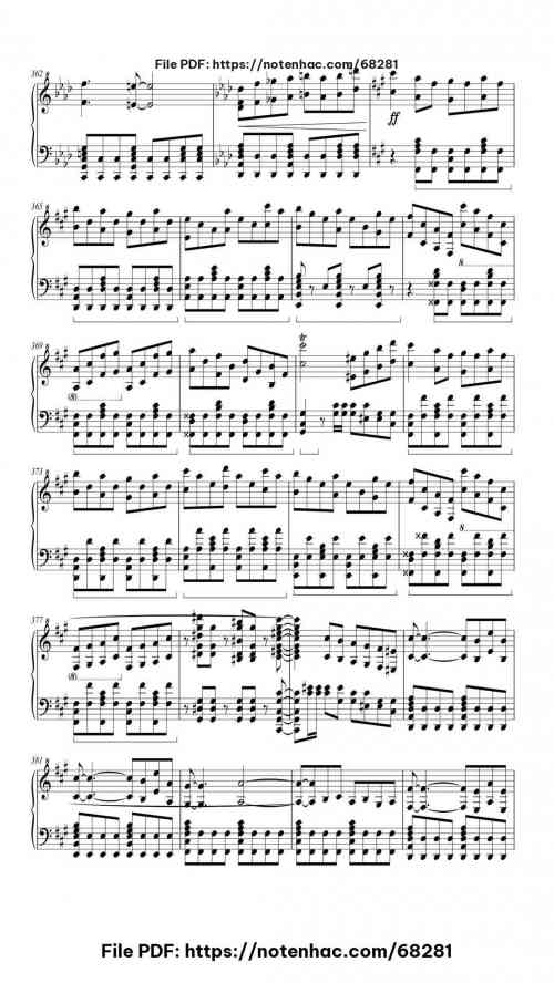 Flamewall by Camellia Level Advanced 43 Flamewall piano sheet music free pdf