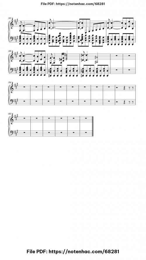 Flamewall by Camellia Level Advanced 44 Flamewall piano sheet music free pdf