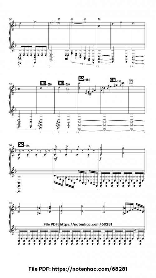 Flamewall by Camellia Level Advanced 33 Flamewall piano sheet music free pdf