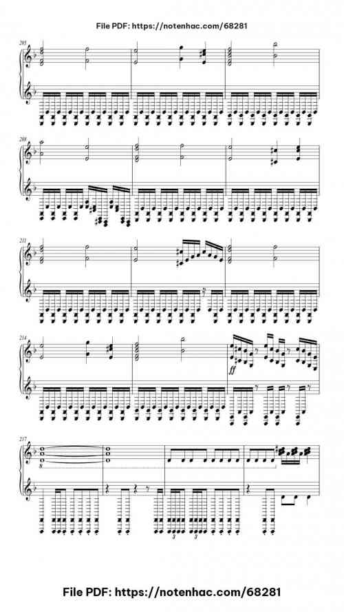 Flamewall by Camellia Level Advanced 34 Flamewall piano sheet music free pdf