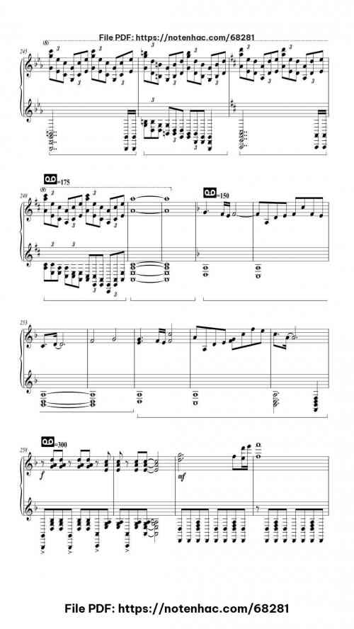 Flamewall by Camellia Level Advanced 37 Flamewall piano sheet music free pdf