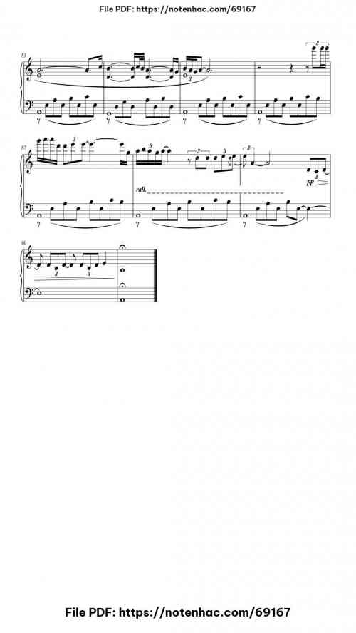 For The Love Of A Princess from Braveheart piano sheet music free pdf