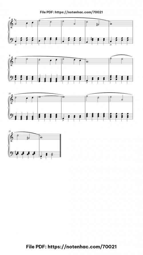 Fun on Scales Ballade piano sheet music free pdf