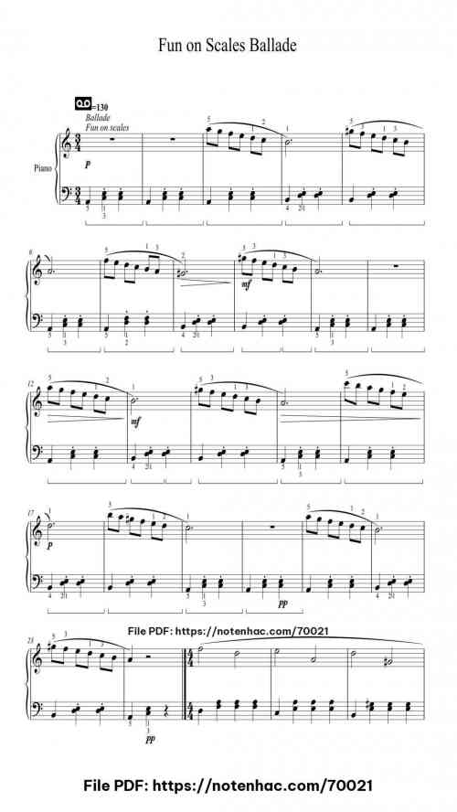 fun on scales ballade