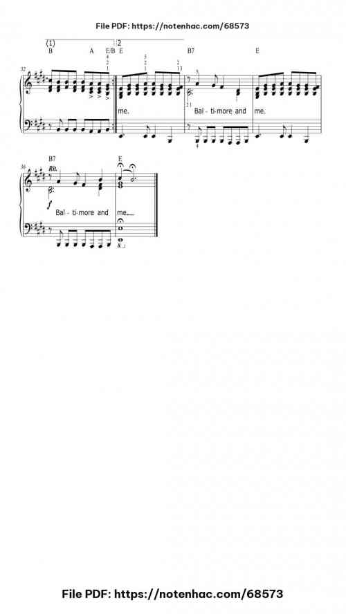Good Morning Baltimore by Marc Shaiman Level Intermediate 6 Good Morning Baltimore piano sheet music free pdf