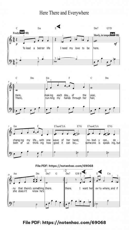 here there and everywhere