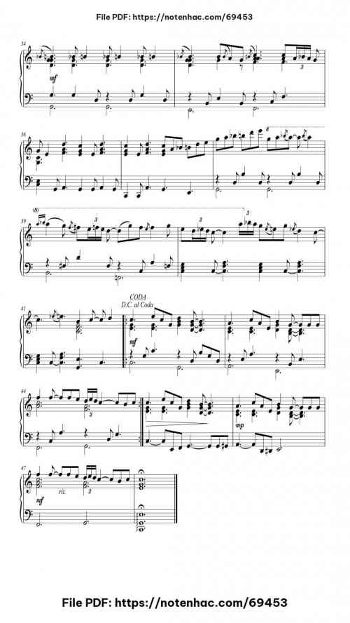 I Guess That's Why They Call It the Blues piano sheet music free pdf