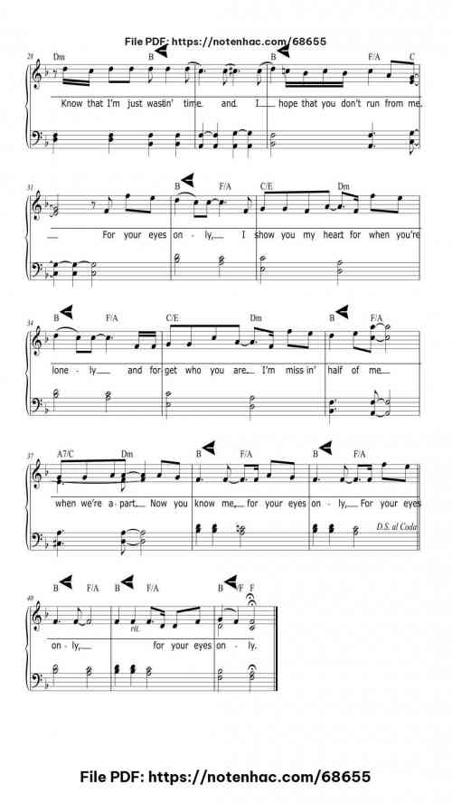 If I Could Fly piano sheet music free pdf