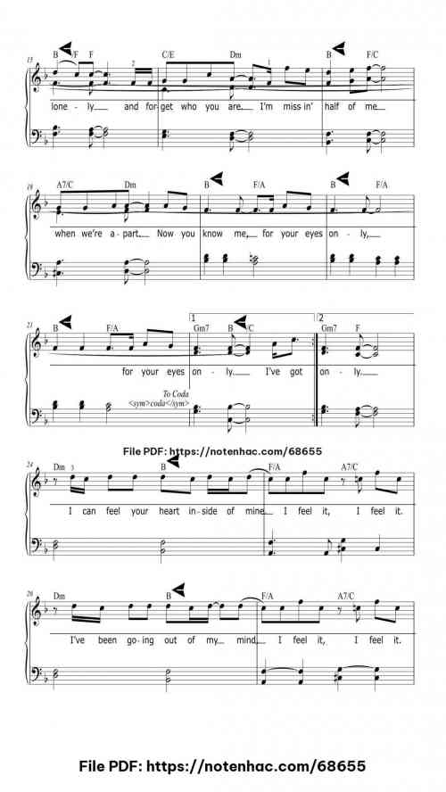 If I Could Fly piano sheet music free pdf