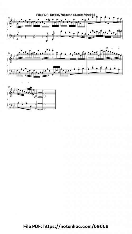 Invention No. 2 in G Minor "Night Sky" Op. 89 piano sheet music free pdf