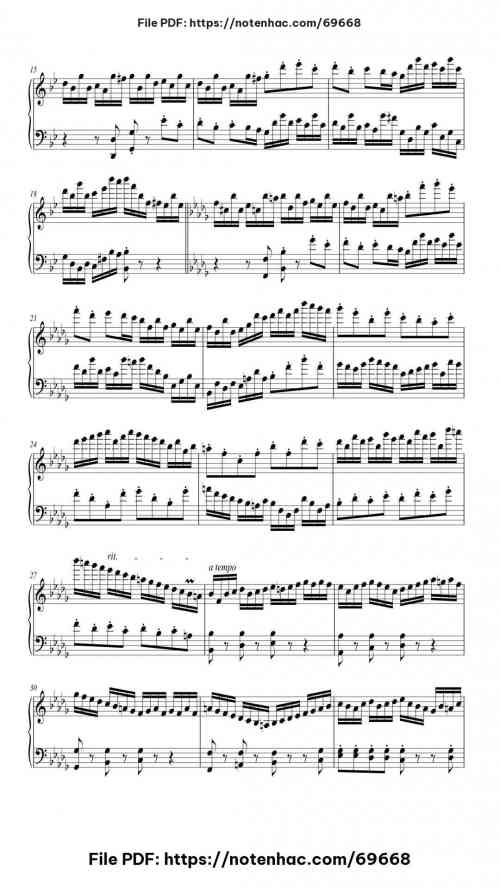 Invention No. 2 in G Minor "Night Sky" Op. 89 piano sheet music free pdf