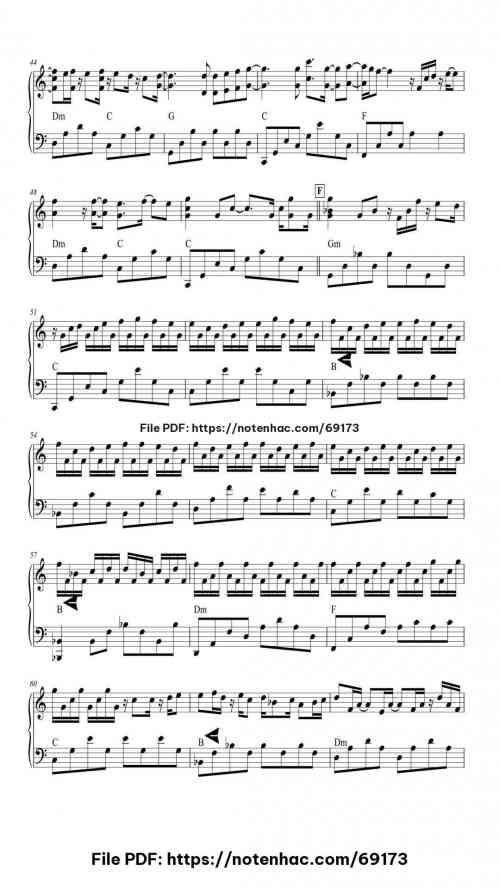 It Must Have Been Love piano sheet music free pdf
