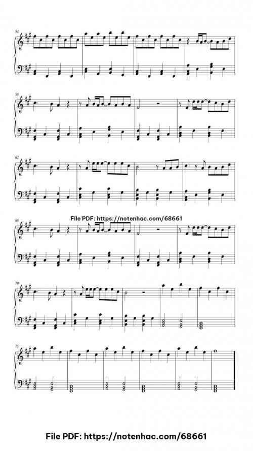 J'ai demandé à la lune piano sheet music free pdf