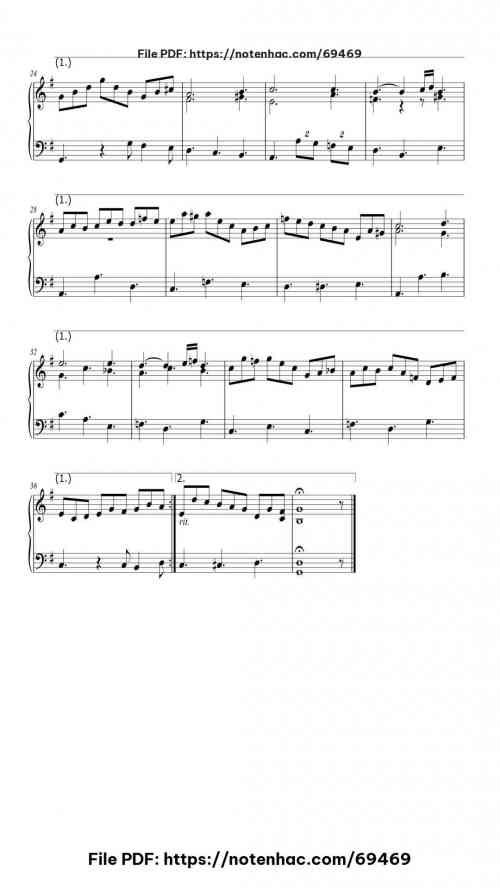 Jesu, Joy of Man's Desiring piano sheet music free pdf