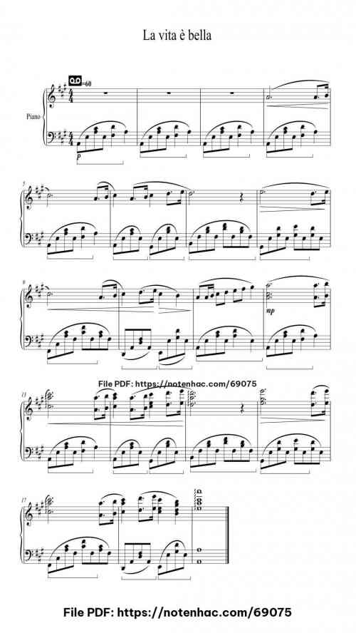 la vita e bella