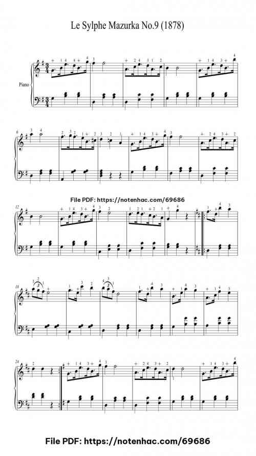 le sylphe mazurka no 9