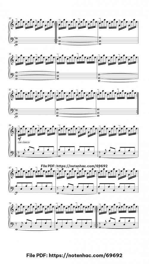 Low Mist Var. 2 piano sheet music free pdf